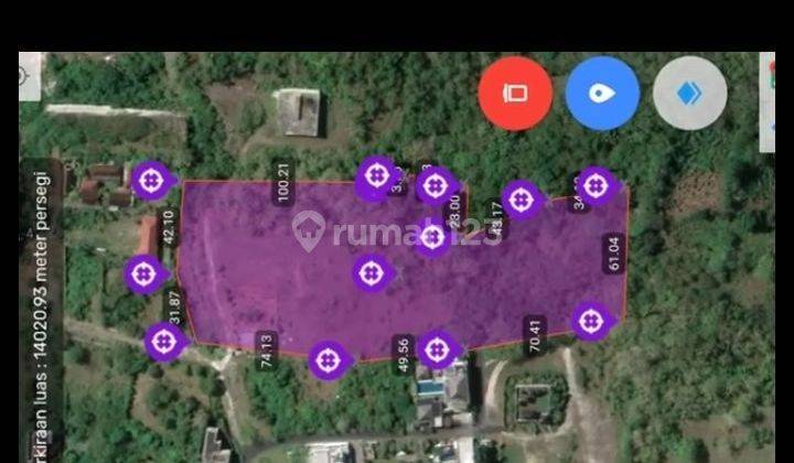 For sale 139.2 are land with full view Jimbaran 2