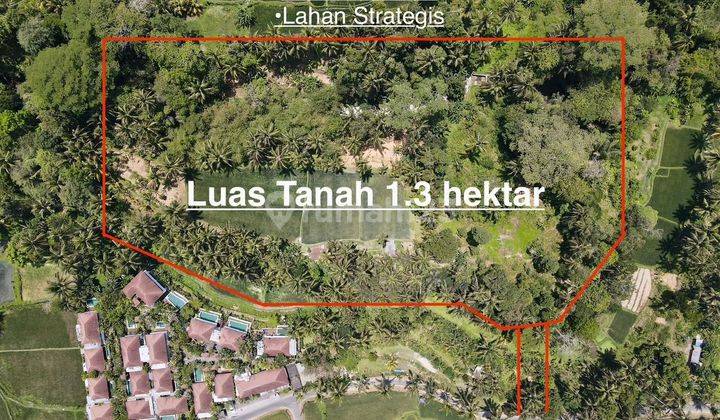 Dijual tanah 113 are view sawah dan lembah kendran ubud 2