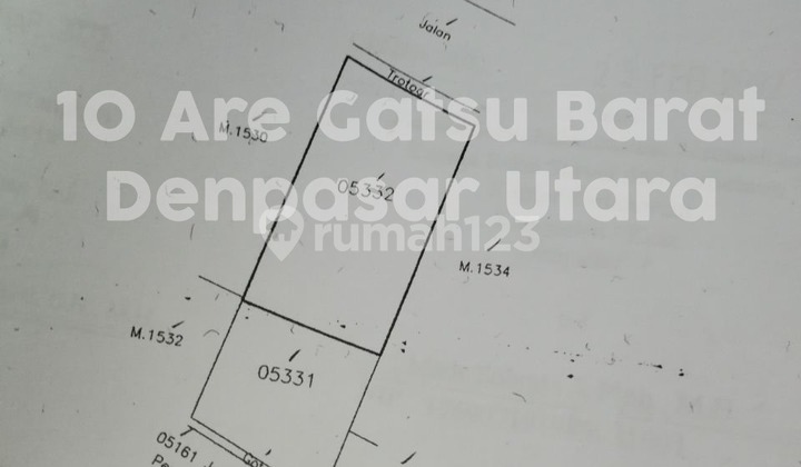 Dijual Tanah Dan Bangunan 2 Lt Di Gatsu Barat 2