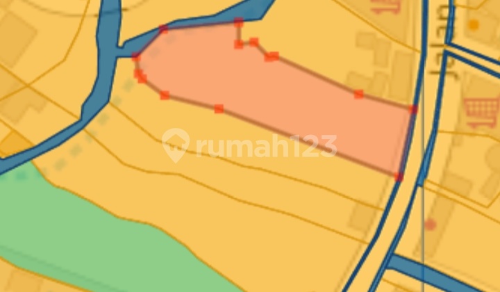 For Sale 29.5 Ares Land on Batubolong Main Road, Canggu, Badung, Bali