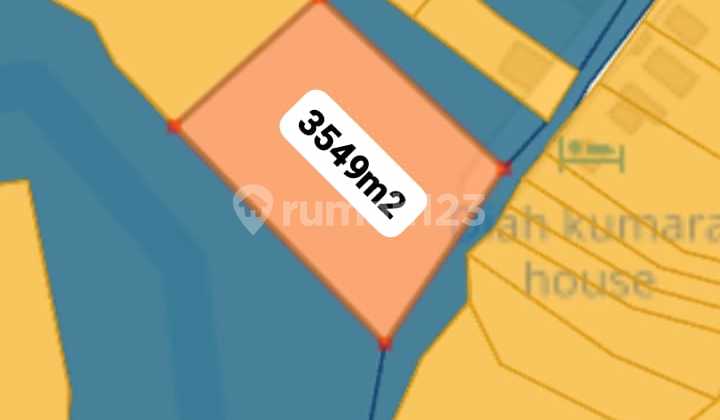 For Rent: 35.49 Are Land by the Yeh Ho River, Timpag, Tabanan