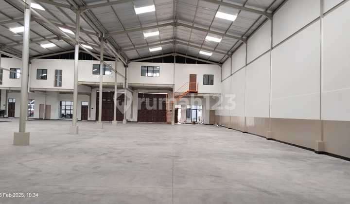 Gudang + Kantor Rapi, Aman, Akses Kontainer 40 Feet