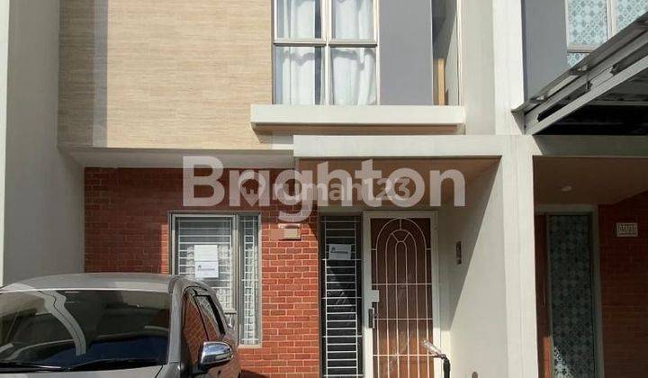 Rumah 2 lantai rapi, siap huni dan selangkah ke pusat perbelanjaan dan bioskop di Eco Residence Citra Raya  1