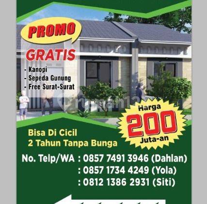 Rumah 1 lantai termurah di bogor ternyaman terindah 1