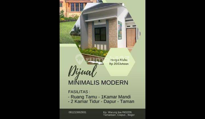 Rumah Bergaya Modern Minimalis Dibogor 2