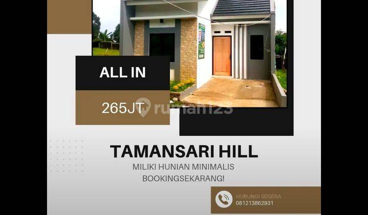 Rumah Bergaya Modern Minimalis Dibogor 1