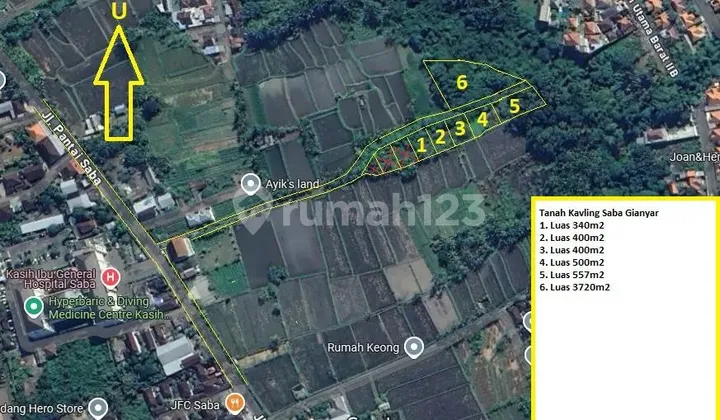 Dijual cepat 6 unit kavling besar, cocok untuk bangun villa impian di kawasan eksklusif Dijual cepat 6 unit kavling besar, cocok untuk bangun villa impian di kawasan eksklusif
