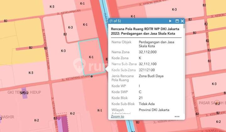 Jual Cepat Tanah Dengan Luas 3,593m SHM, Taman Sari, Jakarta Barat, 030 2
