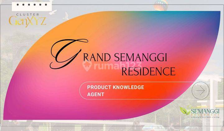 Dijual Rumah Baru Gress 2 Lantai Grand Semanggi Residence di Wonorejo Surabaya Timur 2