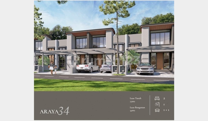 Rumah Premium Investasi Terbaik - Cluster Araya Lake Berada di Perumahan Grand Residence City, Bekasi