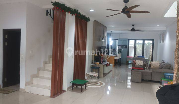 Jual Cepat Rumah Modern Minimalis Semi Furnished di Nusaloka Bsd 2