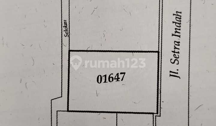 Jual kavling Jl. Setra Indah Luas 330 m2 1