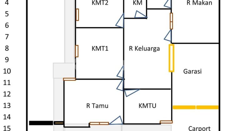 Jual Rumah Baru Direnovasi Di Sayap Jl. Maskumambang