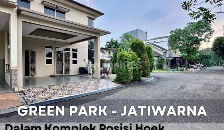 Rumah posisi hoek semi furnish di jatiwarna bekasi 1