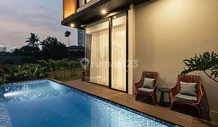 BRAND NEW TOWNHOUSE MODERN TROPICAL DESIGN di Kemang, Jakarta Selatan 1