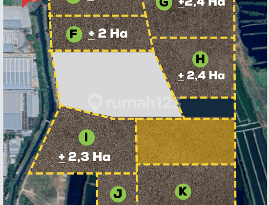 Tanah Untuk Pabrik di Kawasan Industri Wijaya Kusuma  1