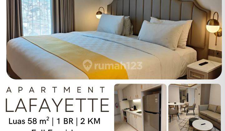 Disewakan Apartemen Lafayette 1 BR  1