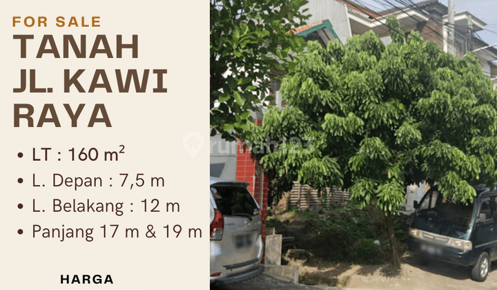 Tanah Jl. Kawi Raya  2