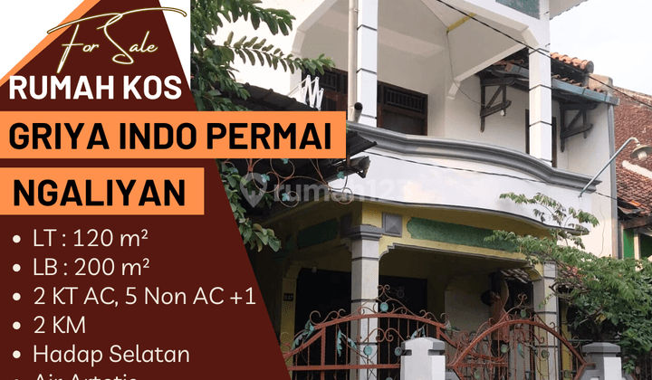 Dijual Rumah Kos Griya Indo Permai Ngaliyan  1