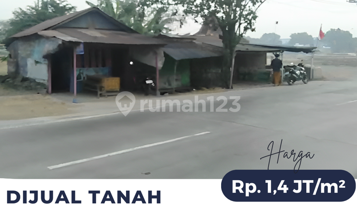 Dijual Tanah Jl. Pantura Perbatasan Pemalang Tegal 