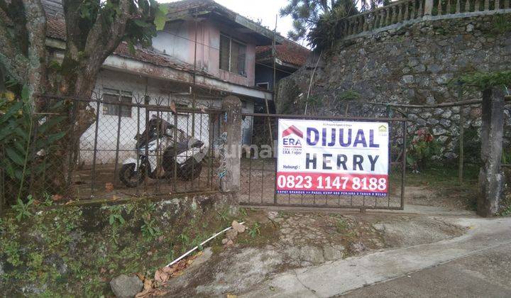 JUAL MURAH RUMAH TUA DI TUGARAN CIPANAS DEPAN HOTEL INDO ALAM 1