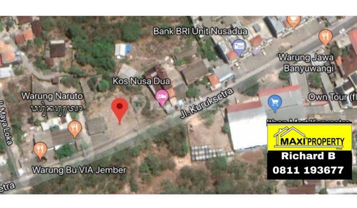 Tanah Kosong Rata Di Jl Kuruksetra Dekat Puja Mandala Benoa  2