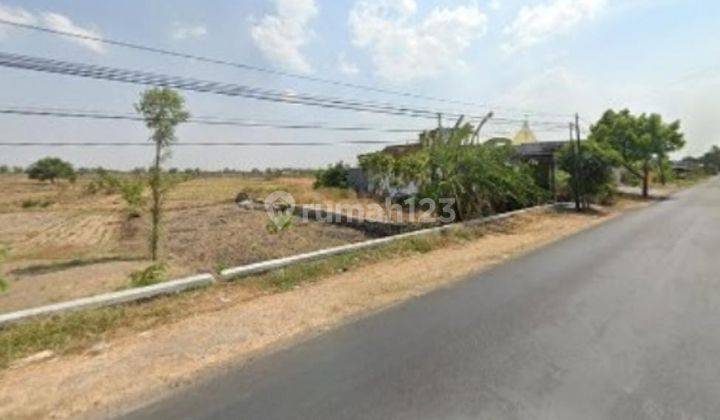 Dijual Tanah Raya Balongpanggang Gresik Pinggir Jalan Utama 1