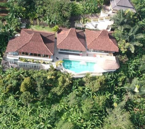Villa in Ubud Bali. Area over 1 Hectare (10,300 m2) Fully Furnished