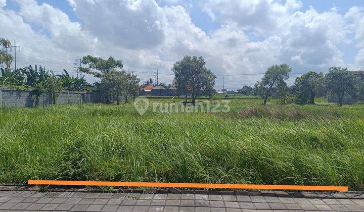 Land Plot for Sale in Beautiful Environment on Denpasar-Gianyar Route with Rice Field View 2