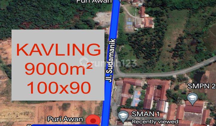 DI KAVLING LUAS STRATEGIS JALAN SUDAMANIK PARUNG PANJANG PURI AWAN TANGERANG 1