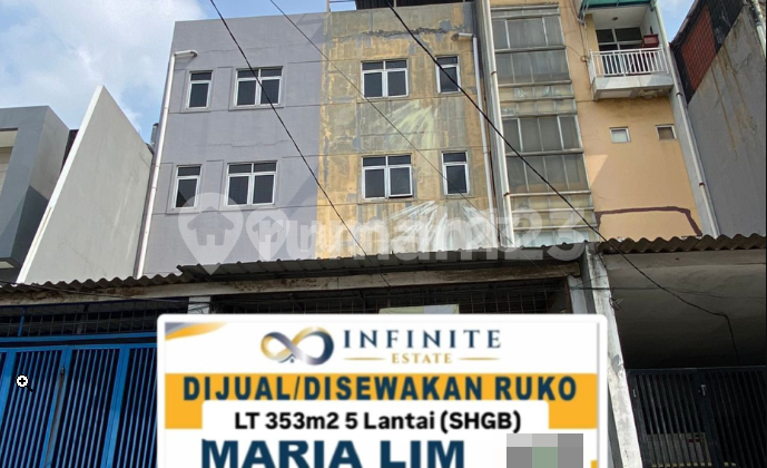 For Sale For Rent Cheap Shophouse Roa Malaka Coffee Street Jakarta 5 Floors 1