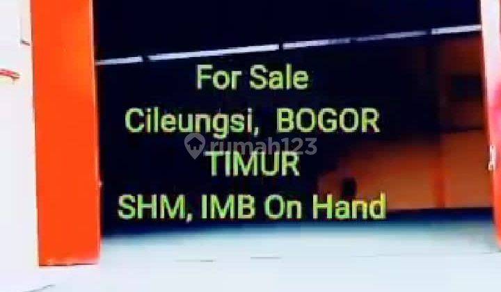 Dijual Cepat Lokasi Strategis Gudang Bagus Di Cileungsi Bogor 2