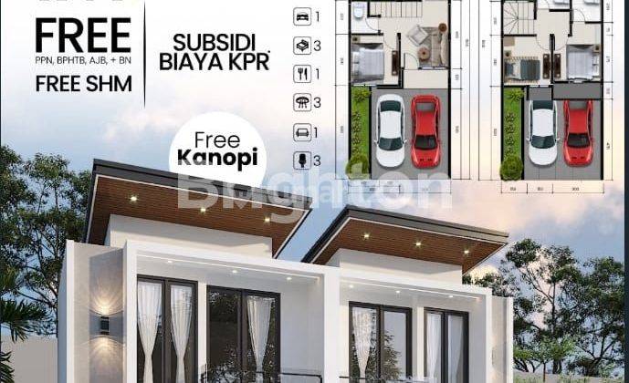 RUMAH 2 LANTAI TENGAH KOTA 1