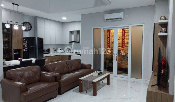 RUMAH TAMAN PALEM 2 LANTAI FULL RENOV SHM FURNISHED CANTIK SIAP HUNI   2