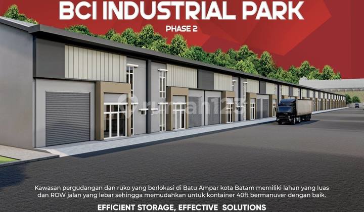 New Warehouse for Sale at BCI Industrial Park Batu Ampar