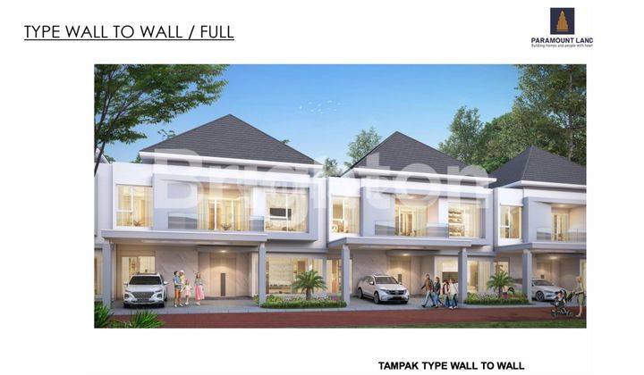 RUMAH MEGAH BSD RASA JAKARTA, NEW MENTENG (Type Wall to Wall) BONUS VOUCHER CELLINI 20JT WOW 2