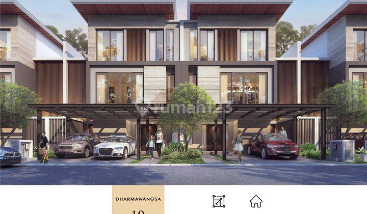 Rumah 3 Lantai Baru Di Dharmawangsa Bintaro Jaya , Tangerang Selatan 2