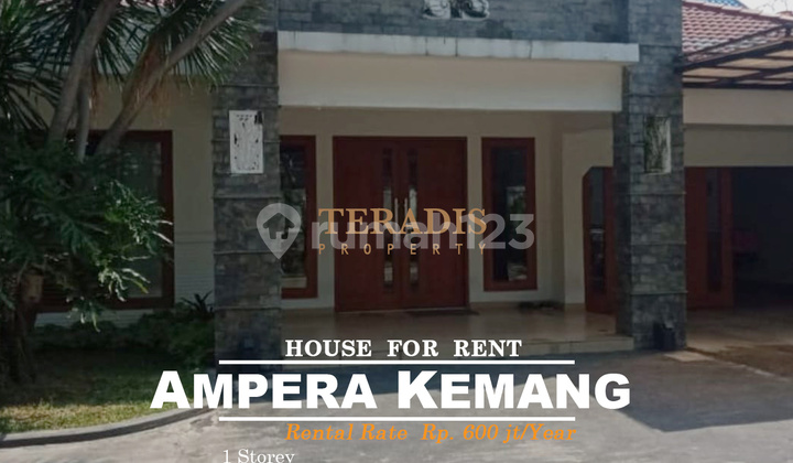 For Rent: Spacious House in Ampera Kemang Area 1