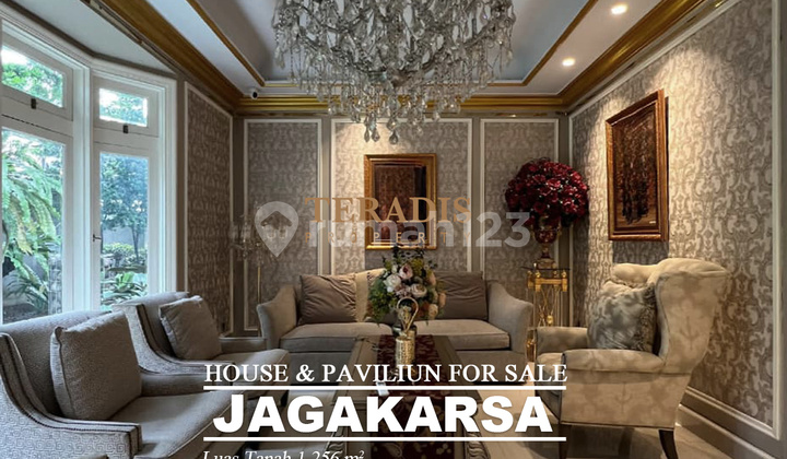 DIJUAL RUMAH DAN PAVILIUN MODERN CLASSIC MEWAH DI DAERAH JAGAKARSA