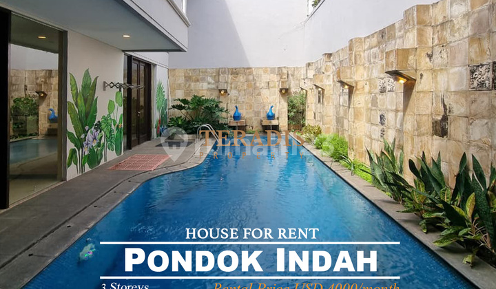 FOR RENT HOUSE IN THE PONDOK INDAH AREA FOR RENT HOUSE IN THE PONDOK INDAH AREA