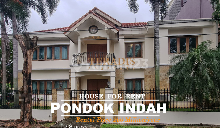 For Rent Beautiful House in the Elite Area of Pondok Indah For Rent Beautiful House in the Elite Area of Pondok Indah