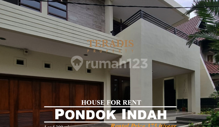 DISEWAKAN RUMAH DI KAWASAN PONDOK INDAH