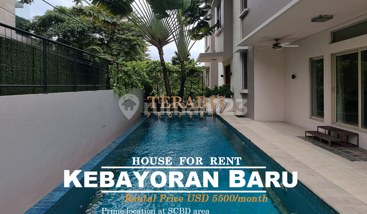 Disewakan Rumah Modern di Kawasan Kebayoran Baru