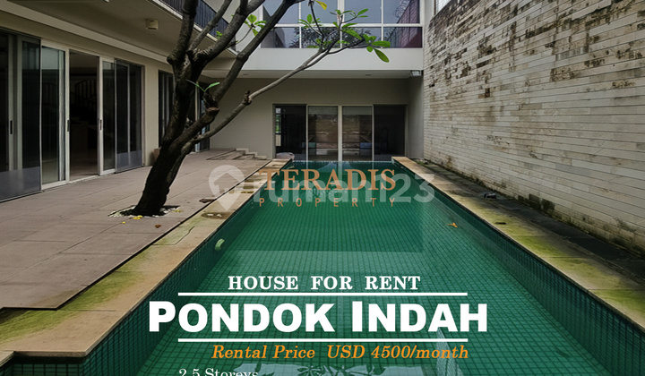 Disewakan Rumah Modern di Kawasan Pondok Indah