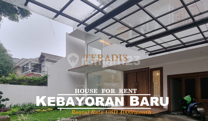 For Rent House in Kebayoran Baru Area