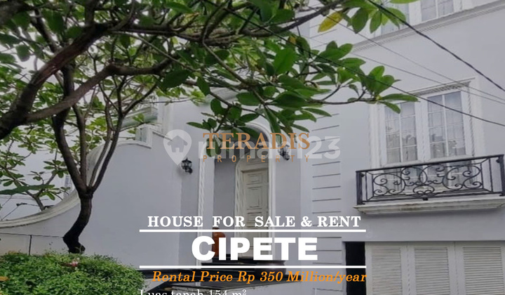 For Sale and For Rent Modern House in Cipete Area