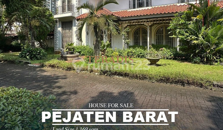 DIJUAL RUMAH DENGAN HALAMAN LUAS DI DAERAH PEJATEN BARAT