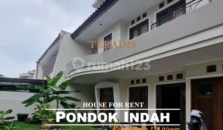 DISEWAKAN RUMAH DI KAWASAN PONDOK INDAH