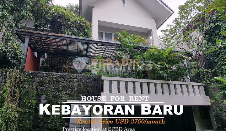 For Rent Modern House in Kebayoran Baru Area with Swimming Pool For Rent Modern House in Kebayoran Baru Area with Swimming Pool
