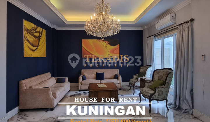 Disewakan Rumah Mewah 3 Lantai Kawasan Kuningan Furnished Disewakan Rumah Mewah 3 Lantai Kawasan Kuningan Furnished